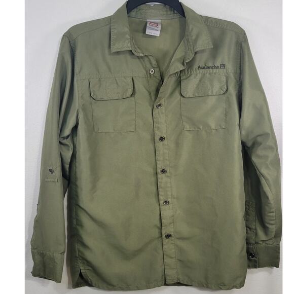 Avalanche Outdoor Supply Co Shirt Mens Large Button Up Outdoorsy Active Shirt - Picture 1 of 7